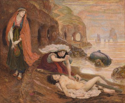 De vondst van Don Juan door Haidée door Ford Madox Brown